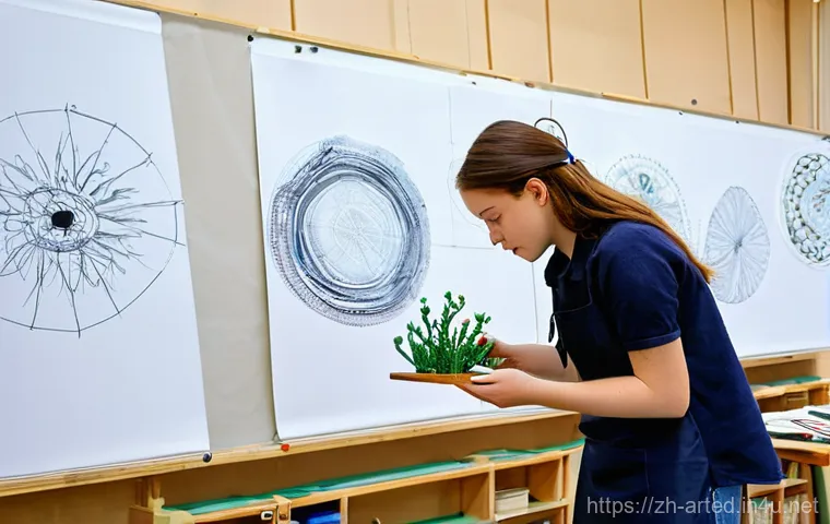 미술교육사 채용 트렌드 - **Prompt 2: "Futuristic Art Explorers: VR & AR in Education"**
A modern, sleek art education stu... 미술교육사 채용 트렌드 - **Prompt 2: "Futuristic Art Explorers: VR & AR in Education"**
A modern, sleek art education stu...
